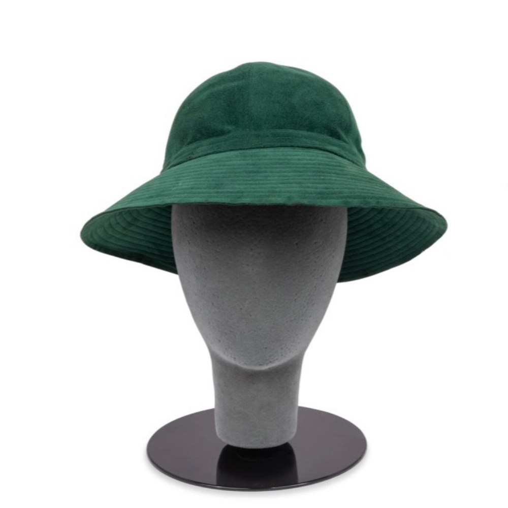 VINTAGE Authentic 1972 Halston Ultrasuede Bucket Hat - On Newsweek 1972!